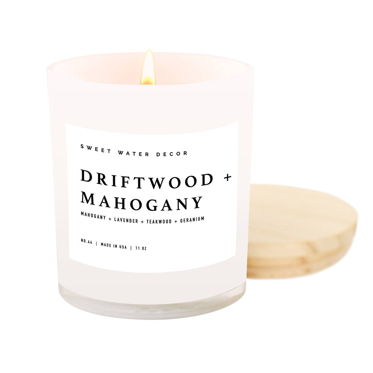 Driftwood and Mahogany 11 oz Soy Candle  OUT OF STOCK