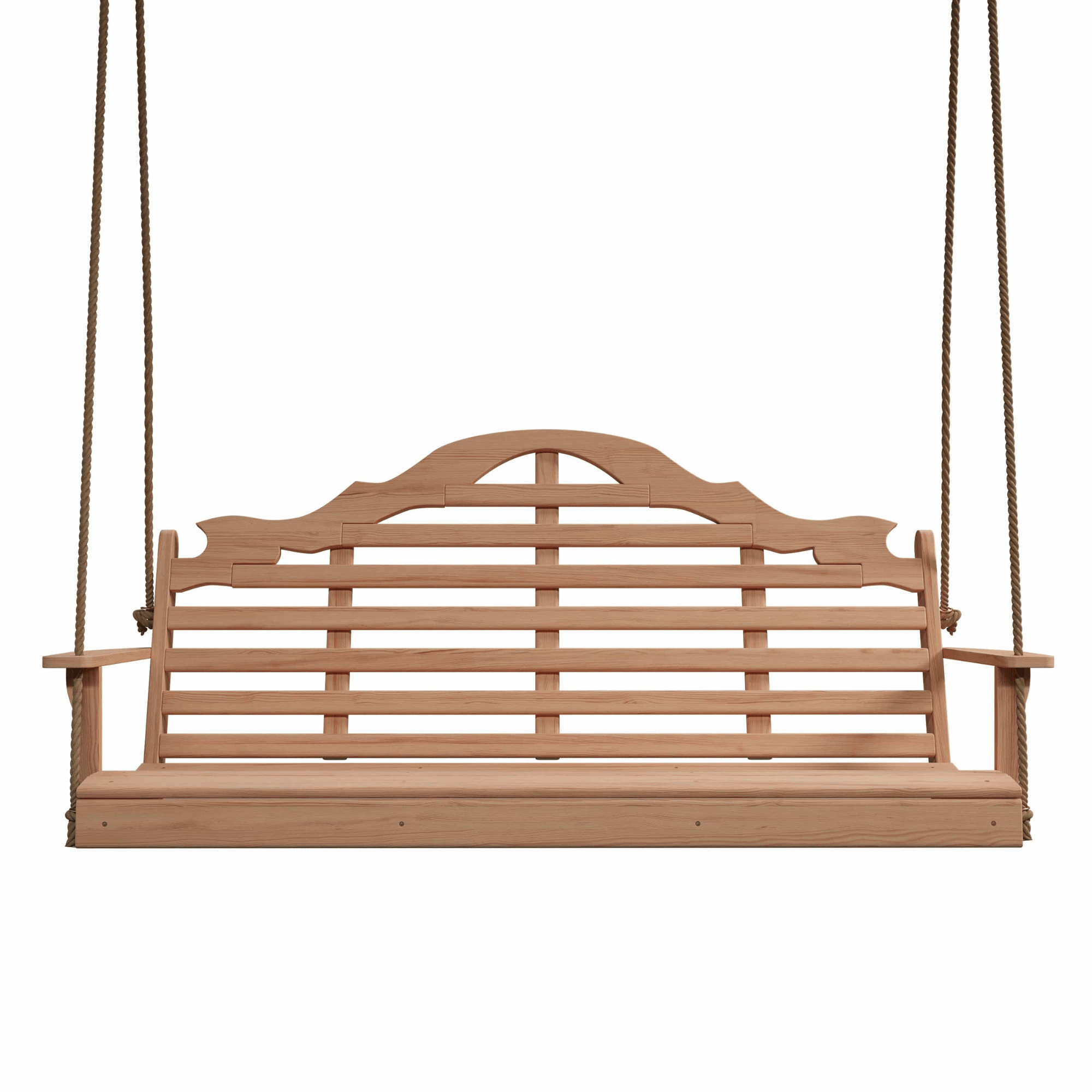 Keystone Amish Co. 6 Foot Milan Red Cedar Porch Swing without Cupholders