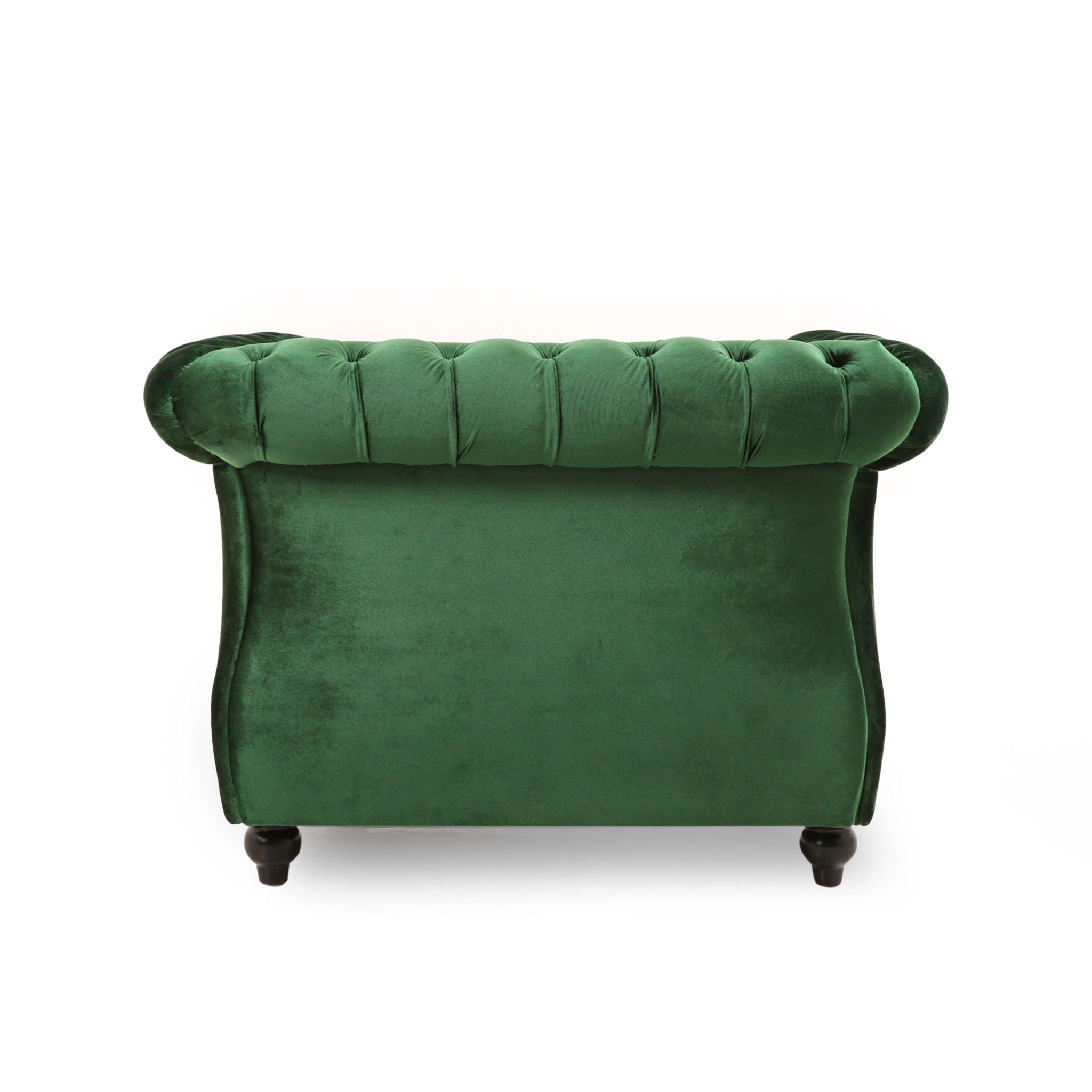 Nexuson Upholstered Chesterfield Chair With Deep Tufted And Nailhead Trim