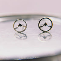 Mountainscape Stud Earrings