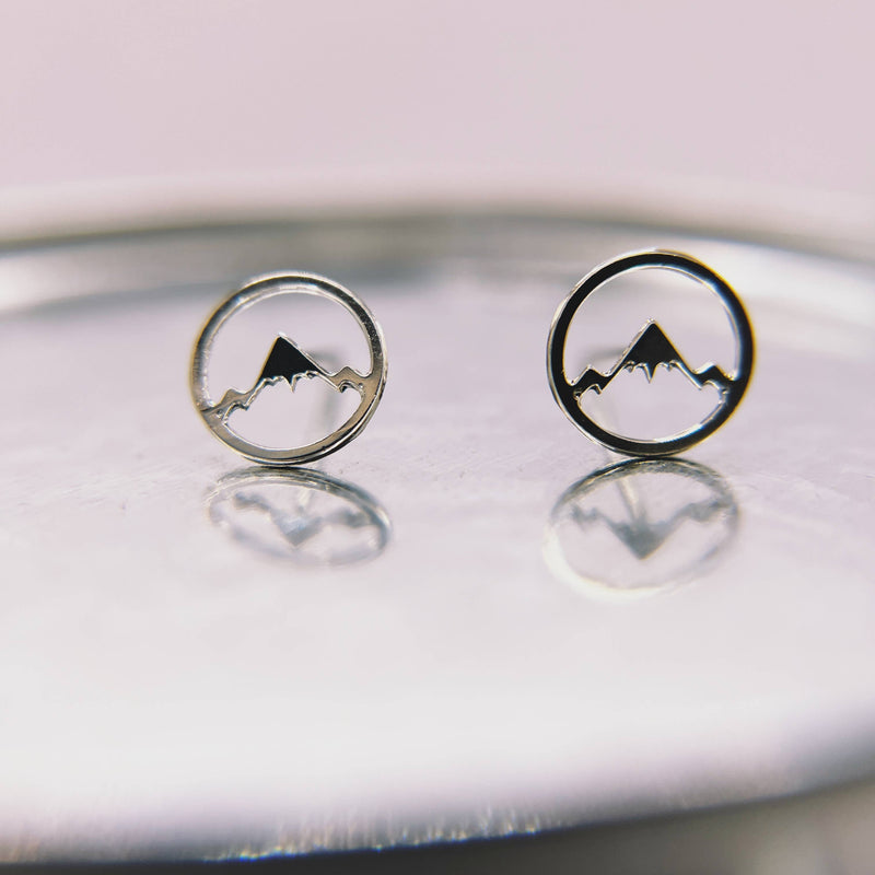 Mountainscape Stud Earrings