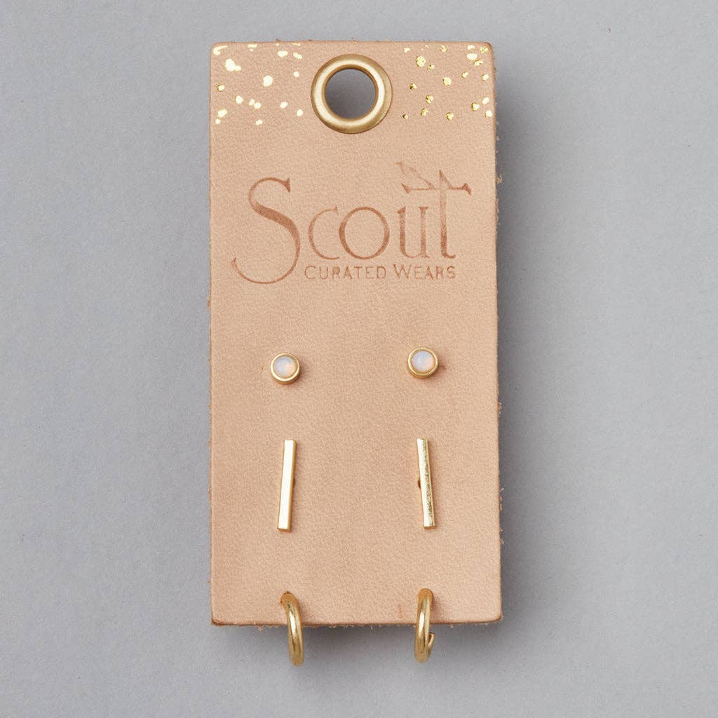 Scarlett Stud Trio-Gold