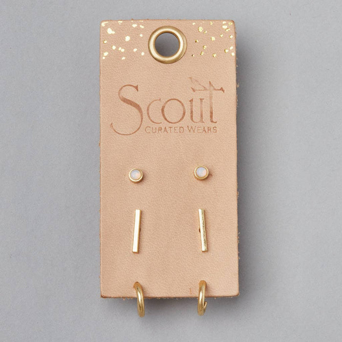 Scarlett Stud Trio-Gold