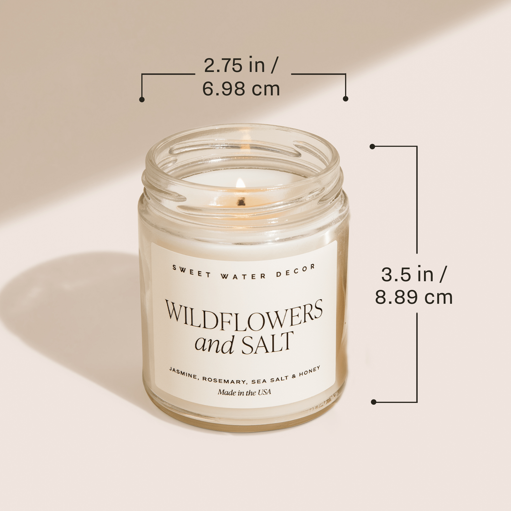 Game Day Blue Soy Candle - Clear Jar - 9 oz