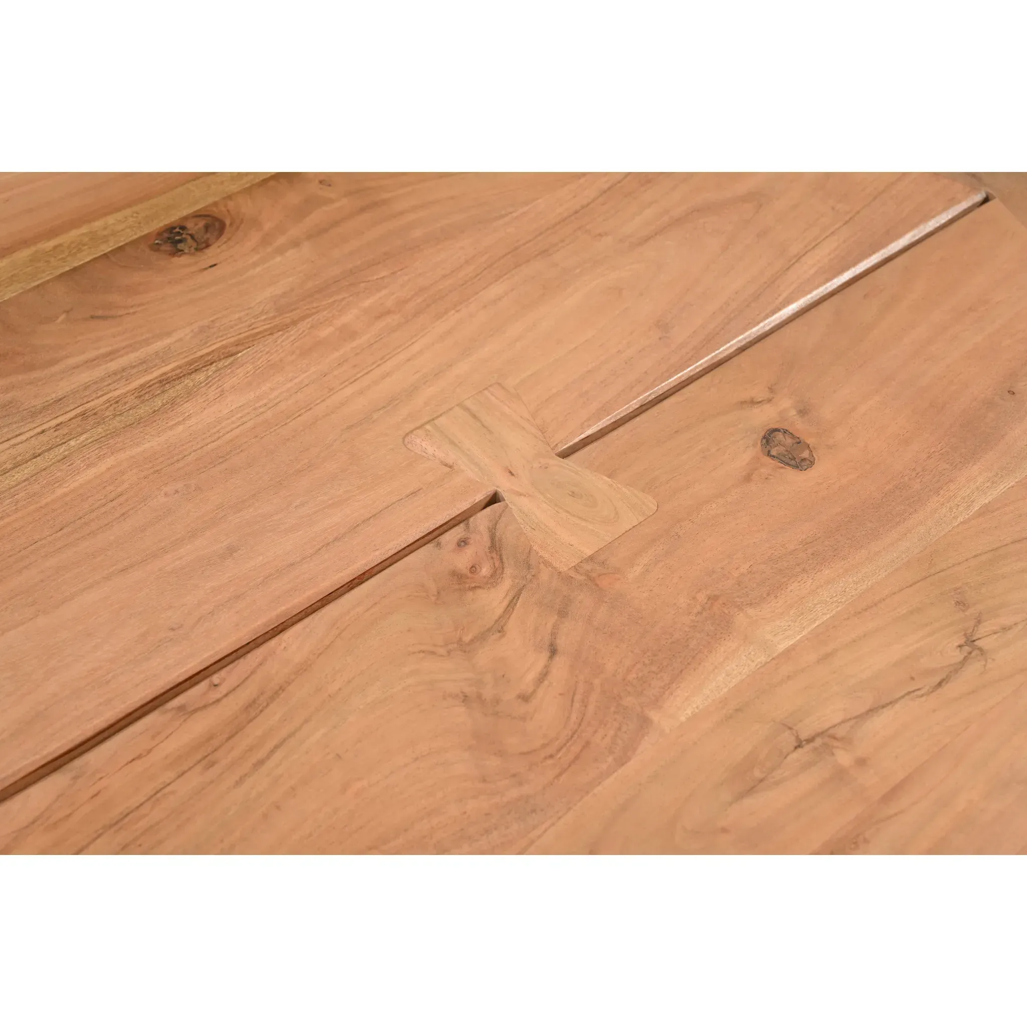 Athea Butterfly Natural live Edge Dining Table - 96"