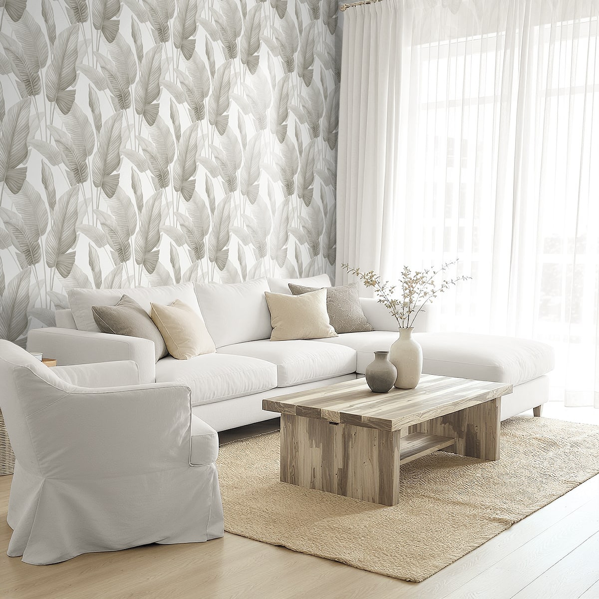 Bali Tropical Mantra Palm Leaf Tropical Unpasted Wallpaper