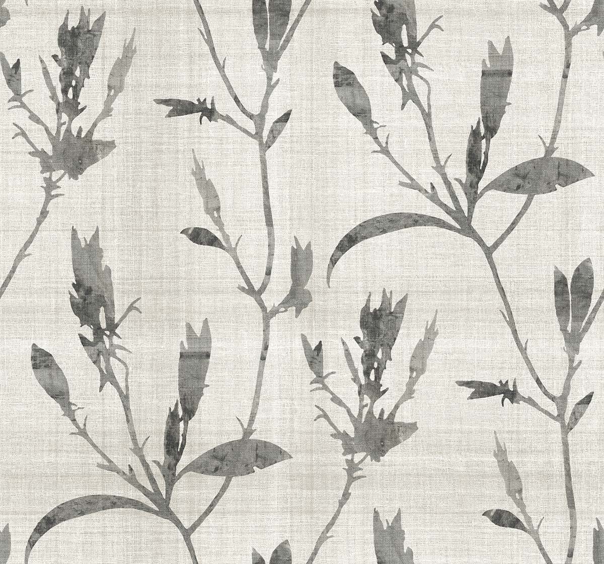 Bali Tropical Banyu Botanical Embossed Vinyl Unpasted Wallpaper