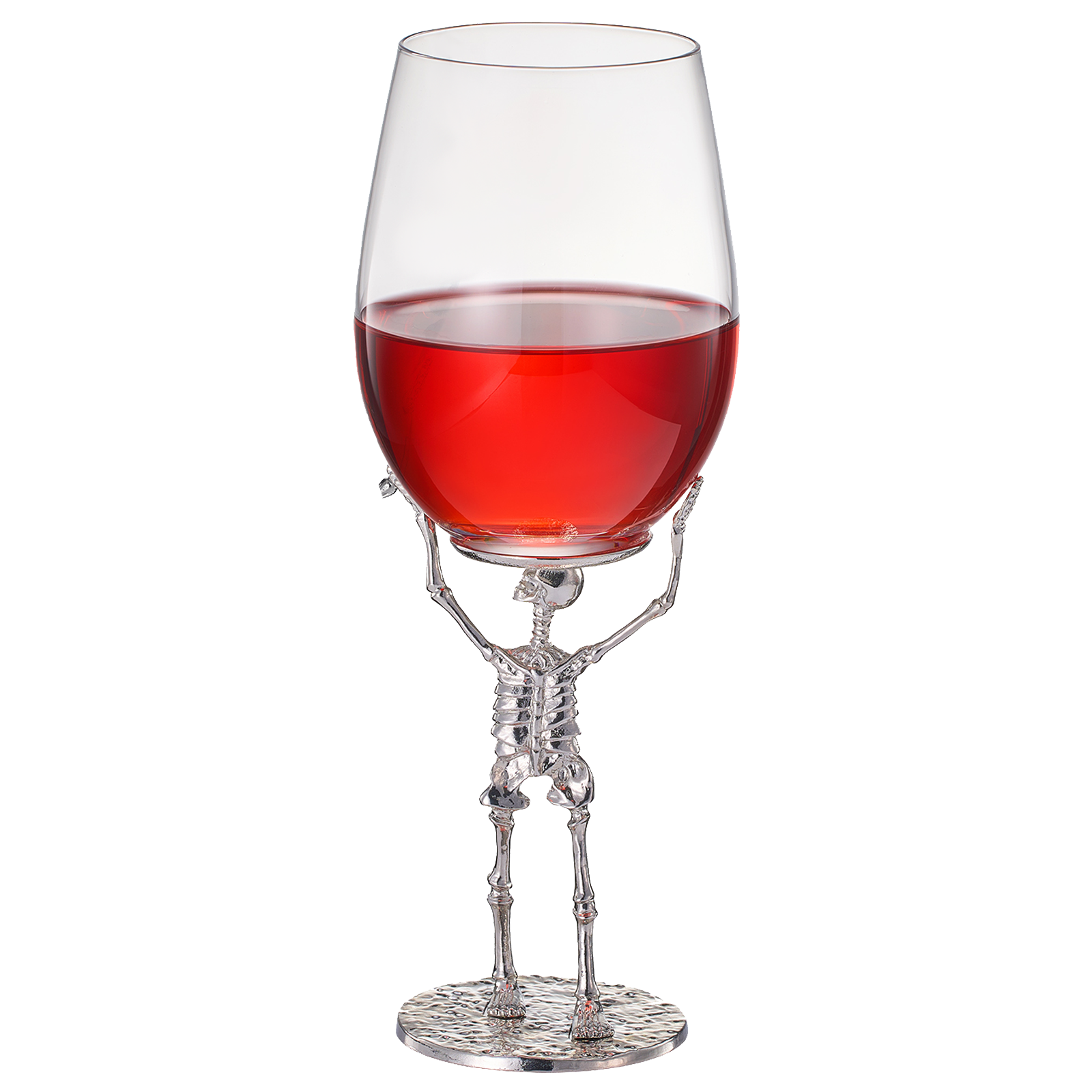Stemmed Skeleton Wine Glass Single 19OZ Halloween Skeleton Glasses 10 H Goth Gifts Skeleton Gifts Sk