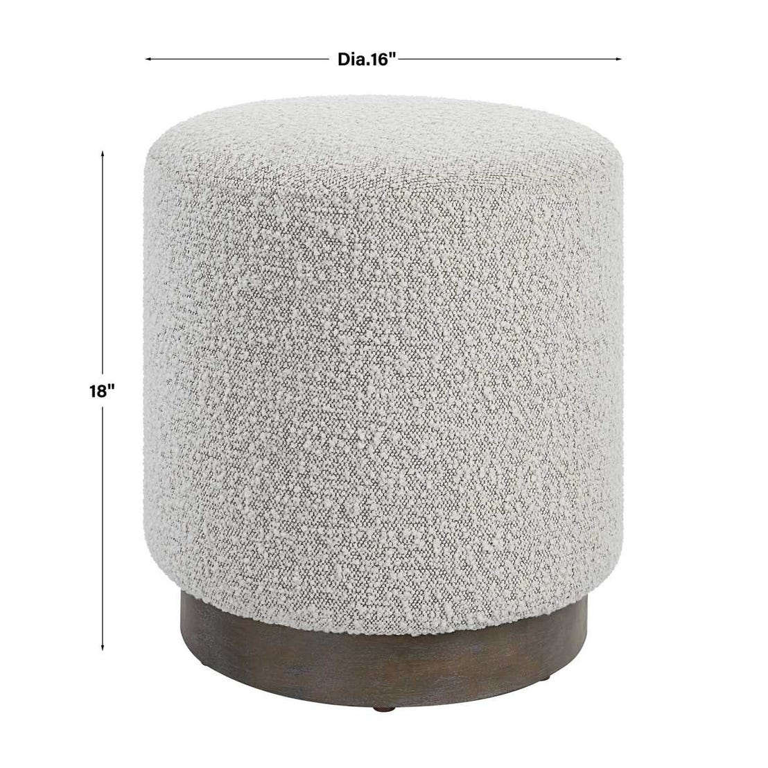 Avila Ottoman - Gray