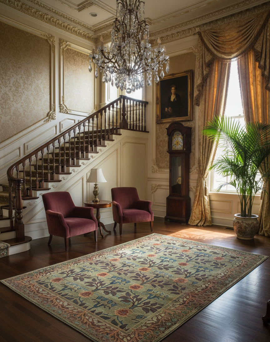 Persian-Inspired. Modern Defined. Turkish Made Rug, size 5' 3" x 7' 6"