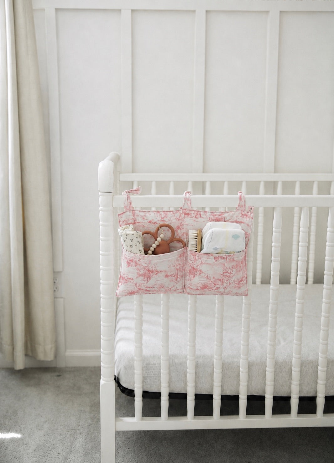 Crib Diaper Caddy Storage Organizer Nursery Room