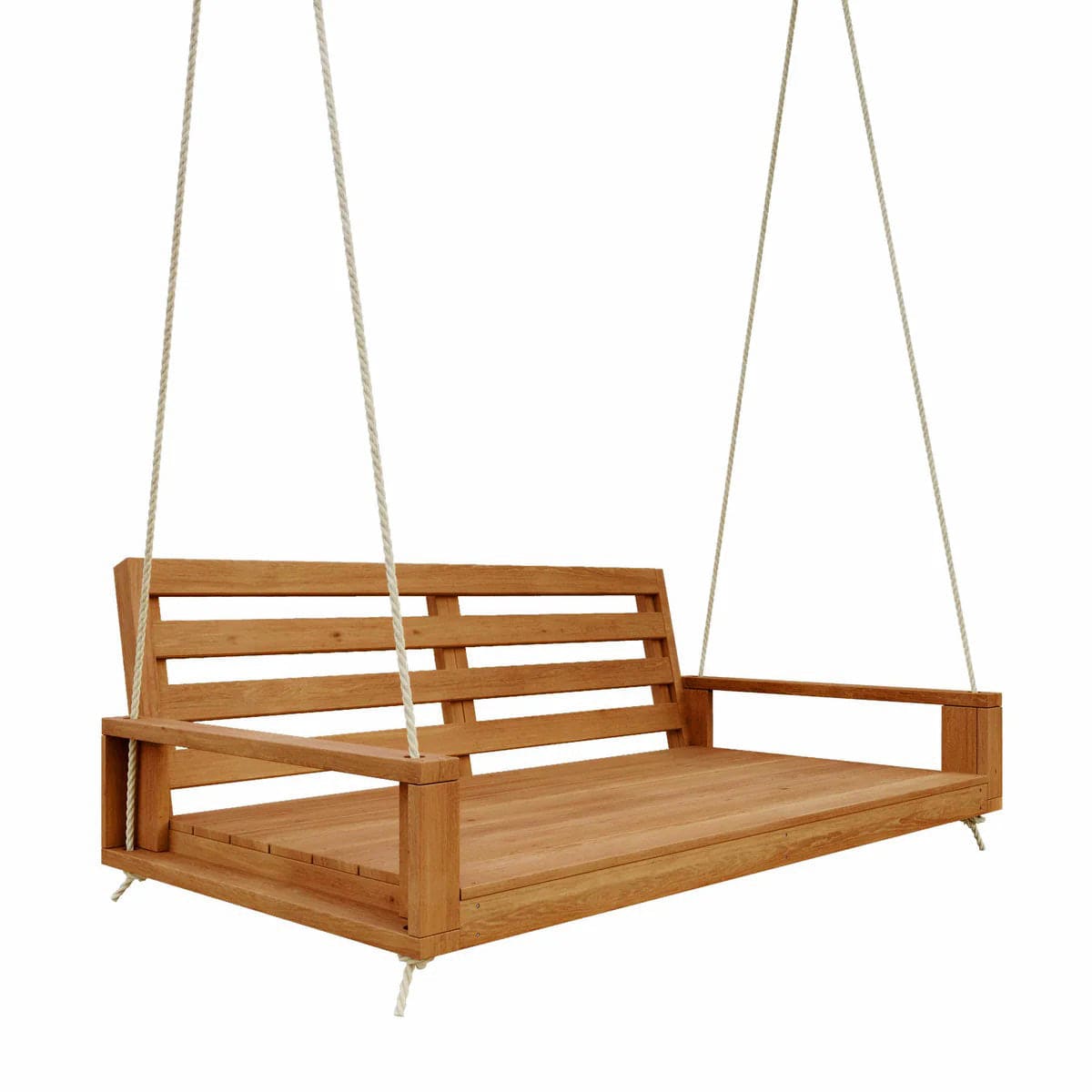 Amish Casual Waterford Hanging Bed Swing for Porch, 4 Ft Cedar