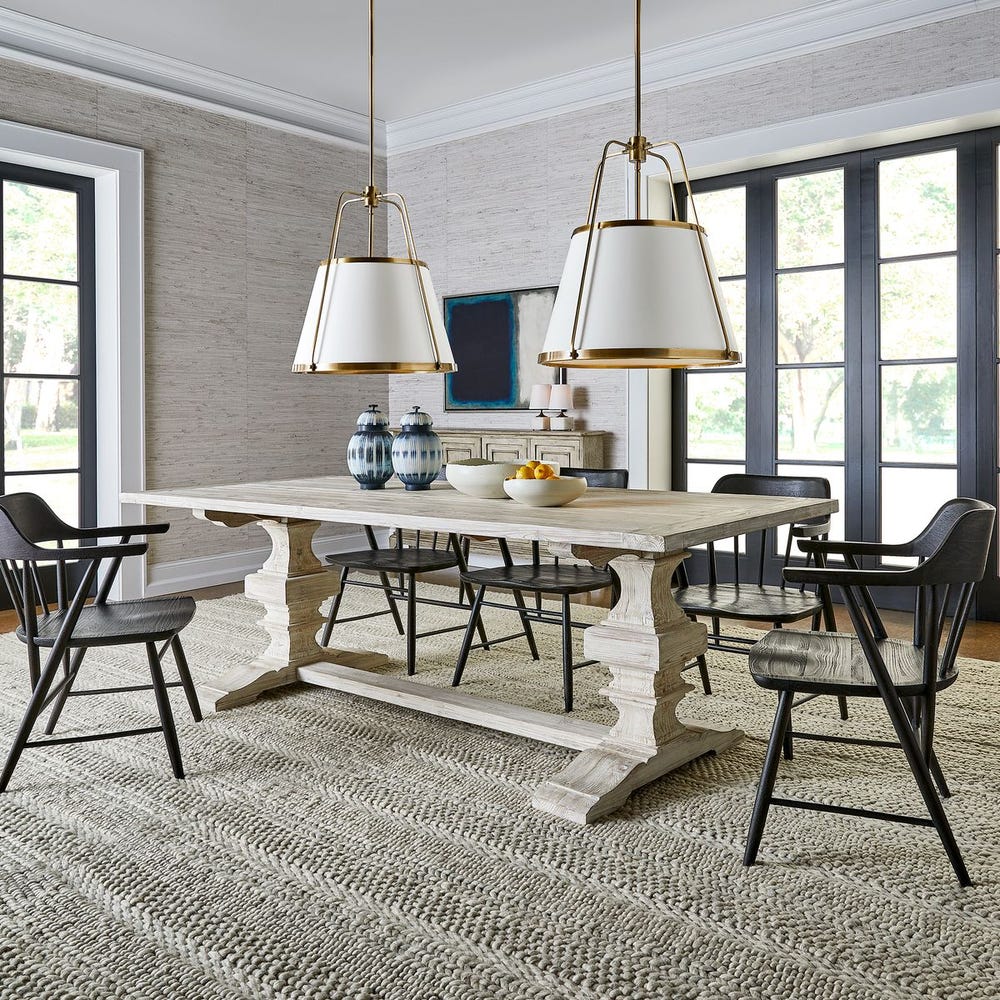 Marigny Reclaimed Pine Extension Dining Table