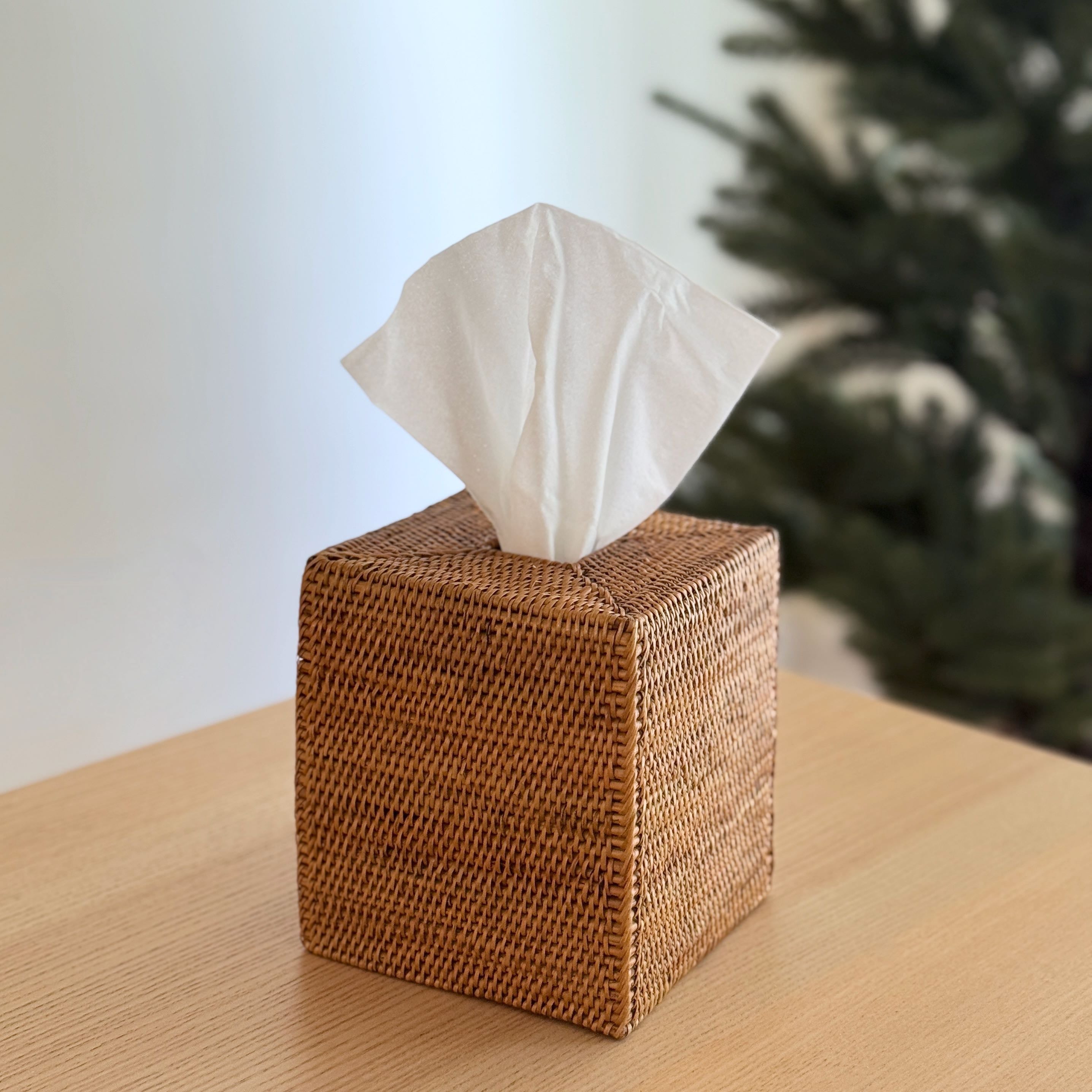 Bali Rattan Tissue Cover