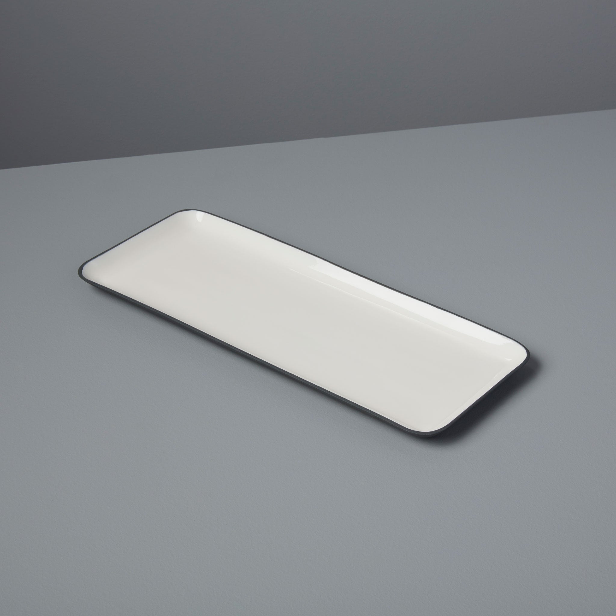 Easton Small Rectangular Platter, Graphite