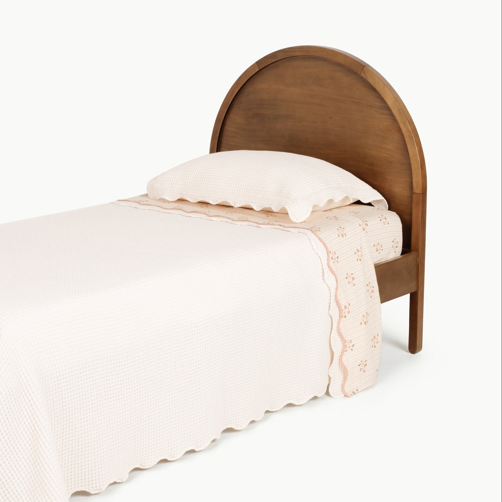 Waffle Knit Coverlet Set