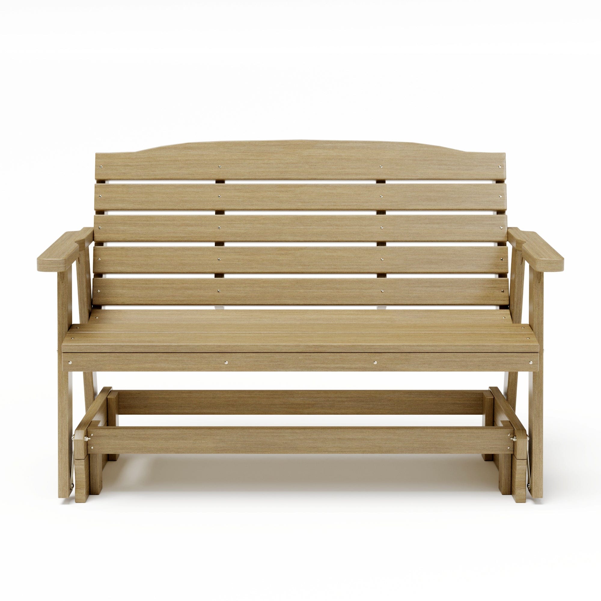 SimplyPoly Amish Made Classic Recycled Plastic Porch Glider
