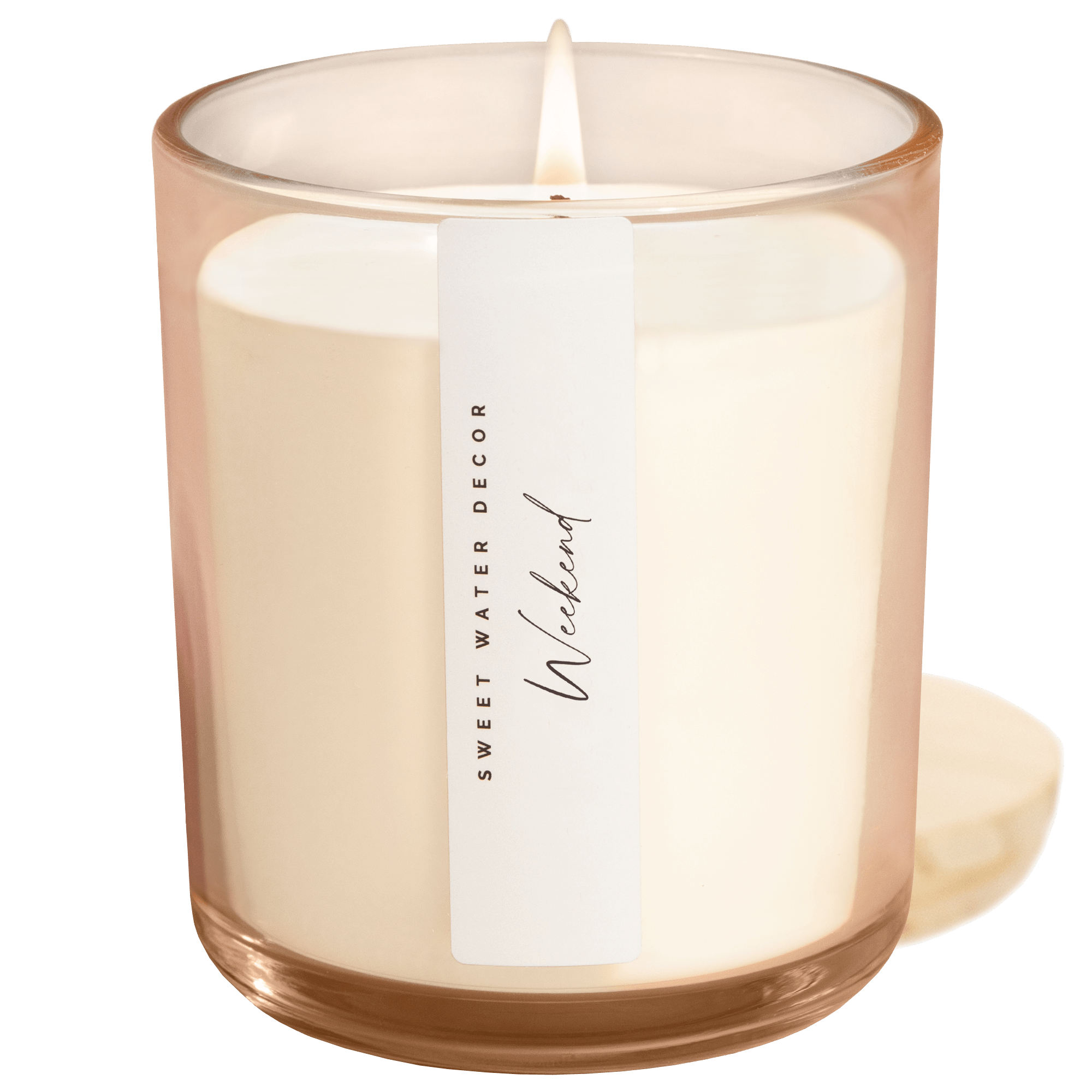Weekend Soy Candle - Tinted Glass Jar - 12 oz