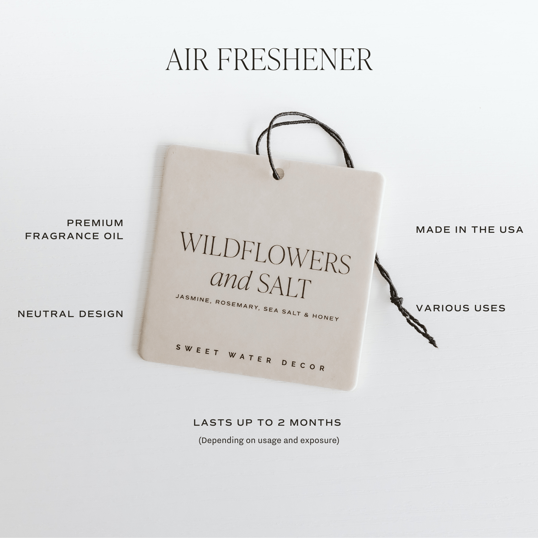 Coastal Lemon Hanging Air Freshener