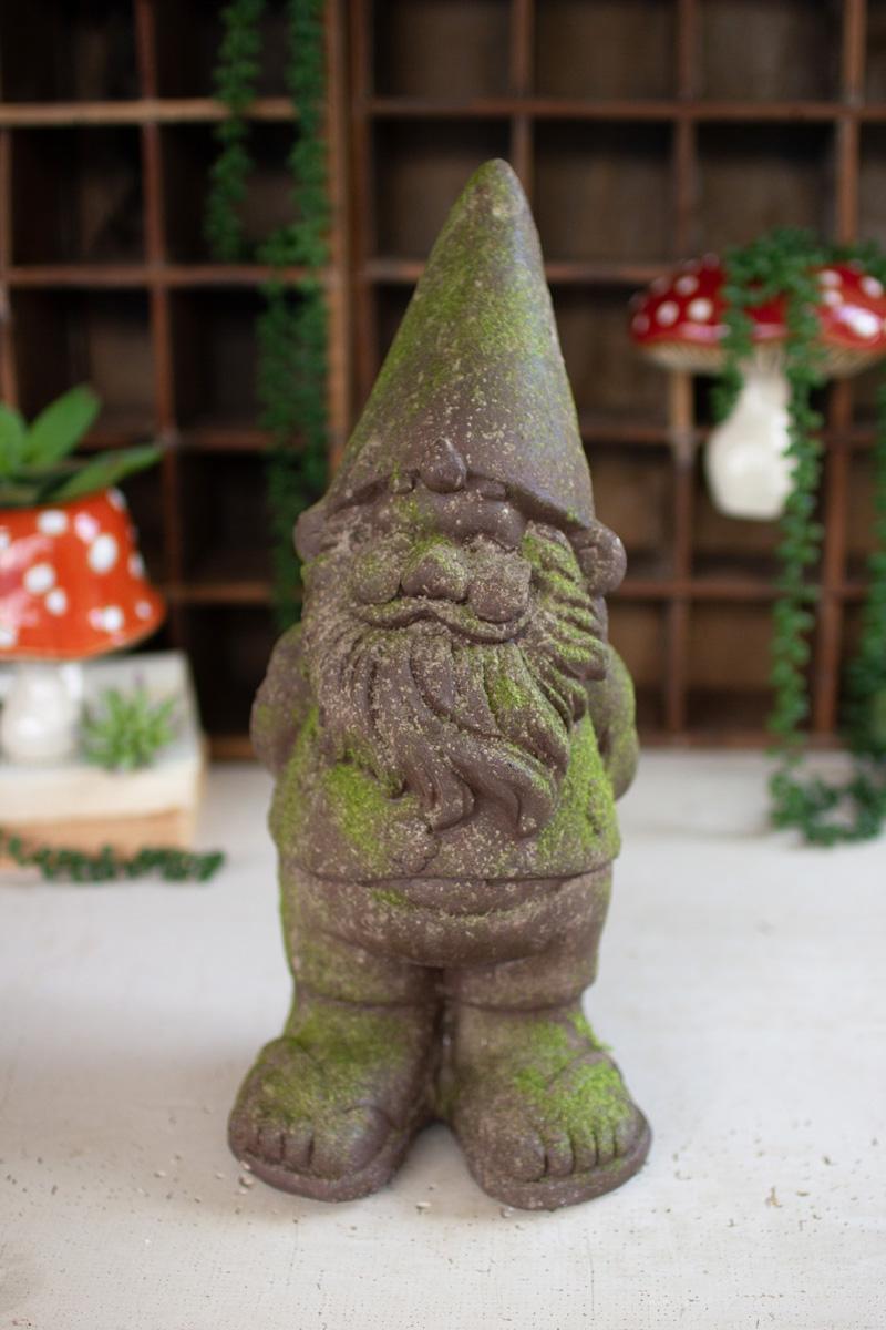 Faux Concrete Garden Gnome