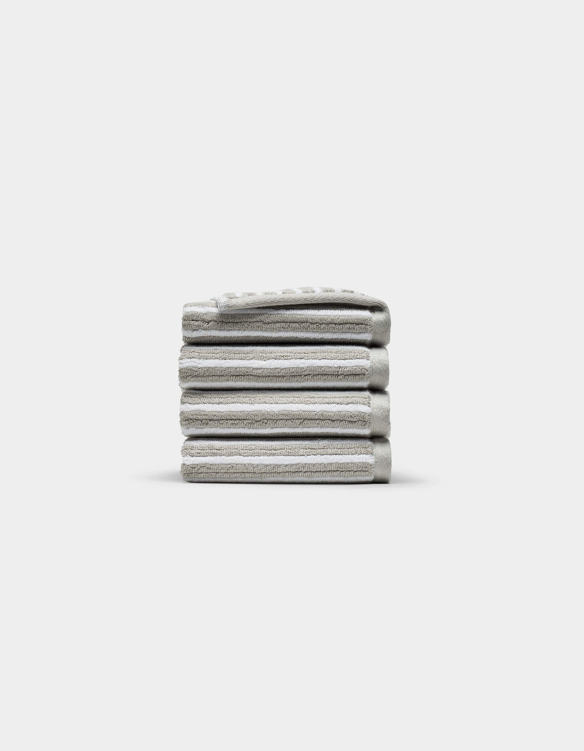 Ribbed Terry Bath Towel Set