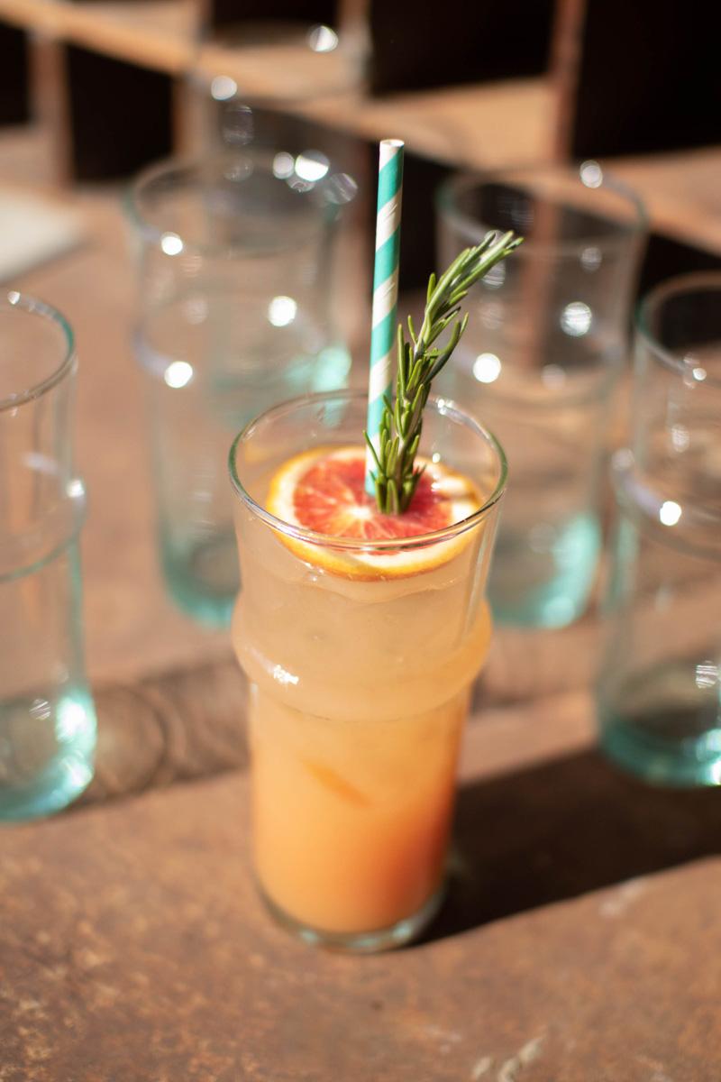 Tall Recycled Moroccan Tea Glasses