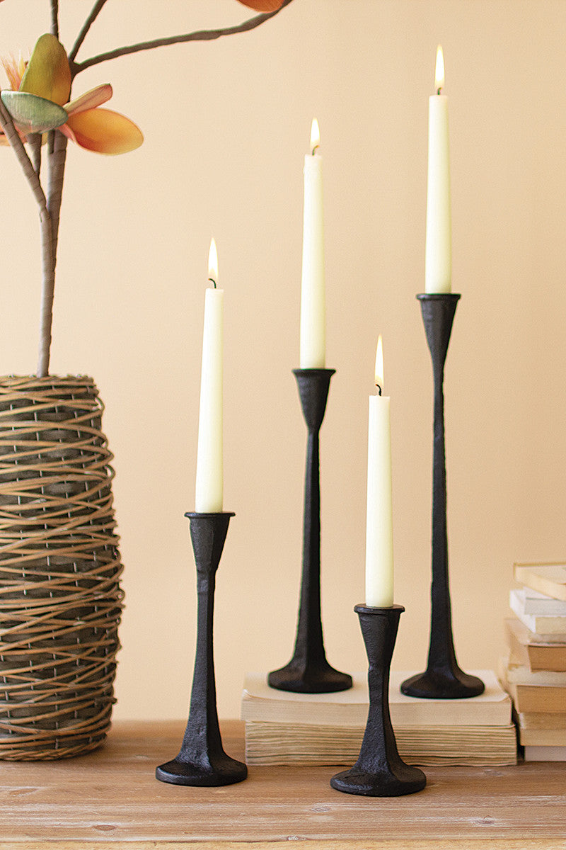 Aria Cast Iron Candle Holder (set of 4)