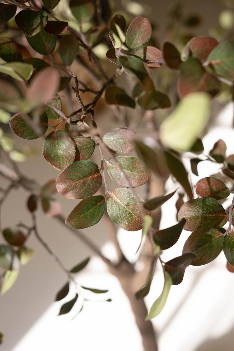 Artificial Crepe Myrtle Tree in a Black Plastic Pot
