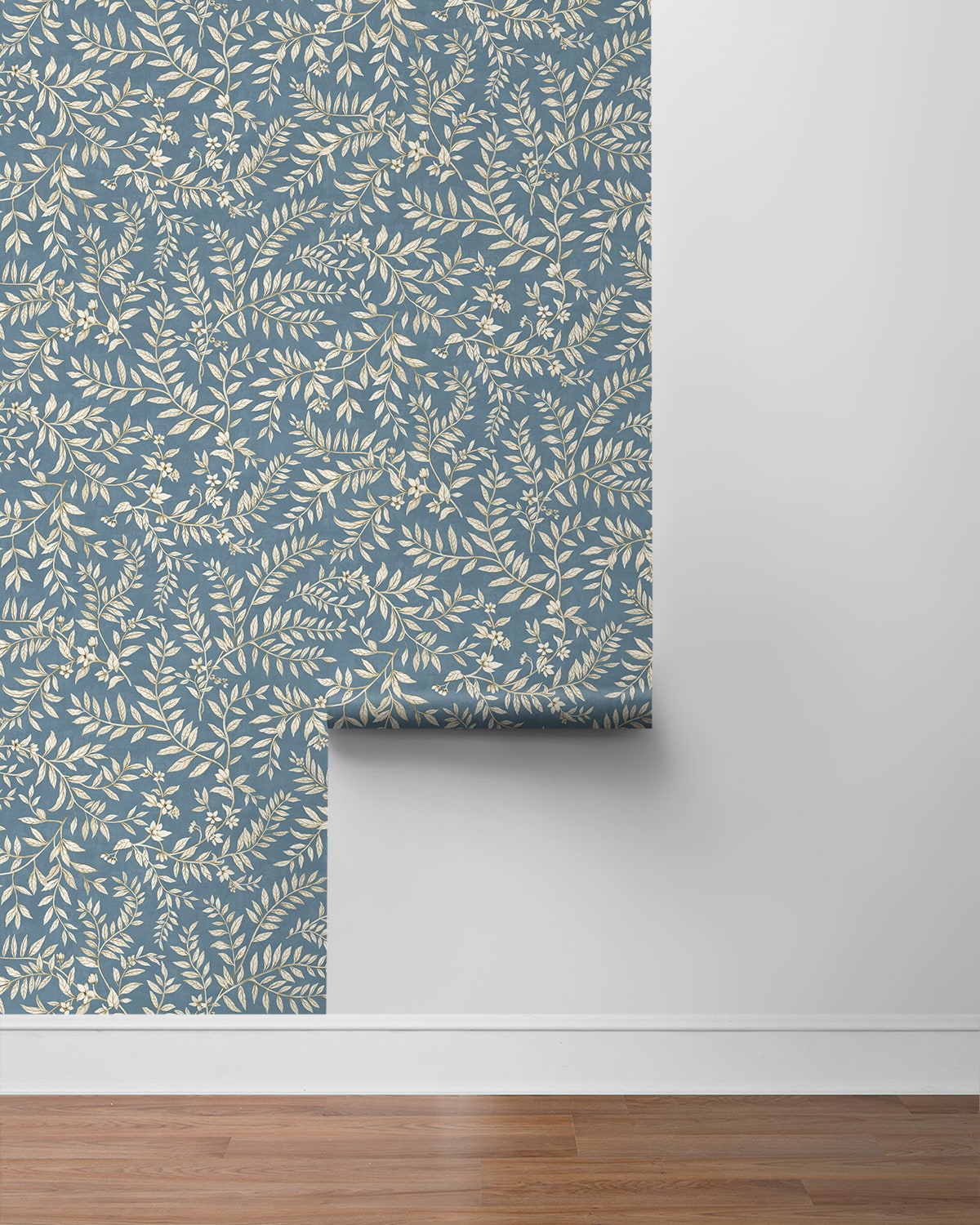 Vining Leaf Trail Premium Matte Non-Woven Peel and Stick Wallpaper
