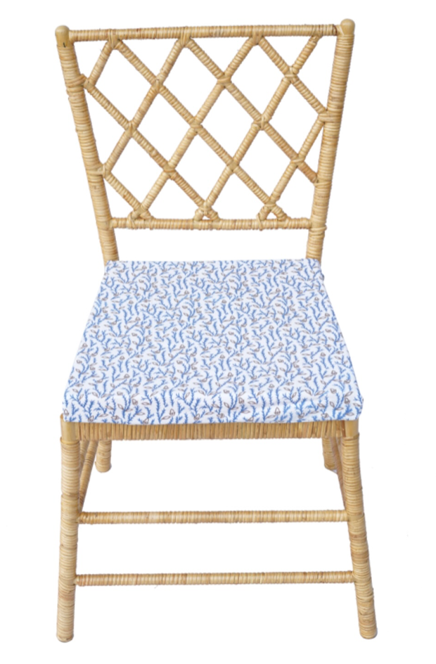 Set of 4 Diamond Back Wicker Chair