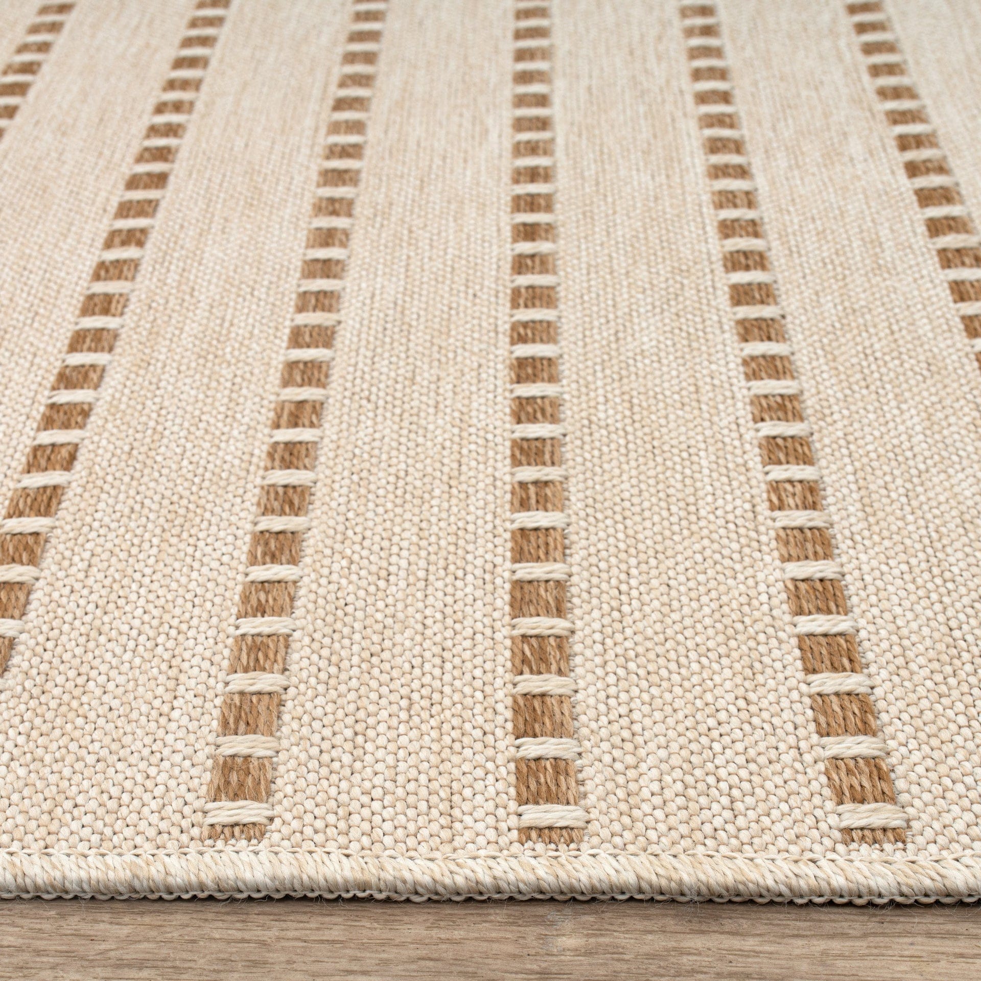 East Green Ottenby Dashed Stripe Outdoor Area Rug