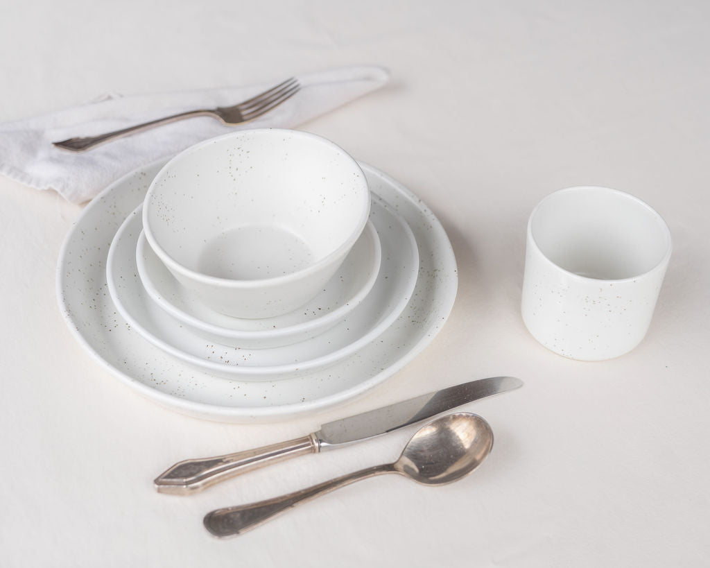 5 Piece Skali Coupe Dinner Setting