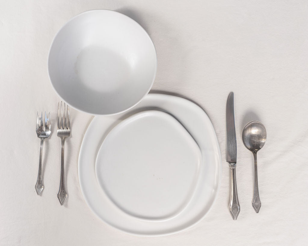 3 Piece Ripple Dinner Setting