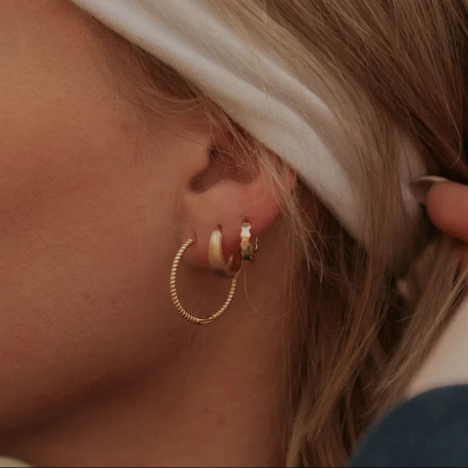 Rue Brushed Hoops