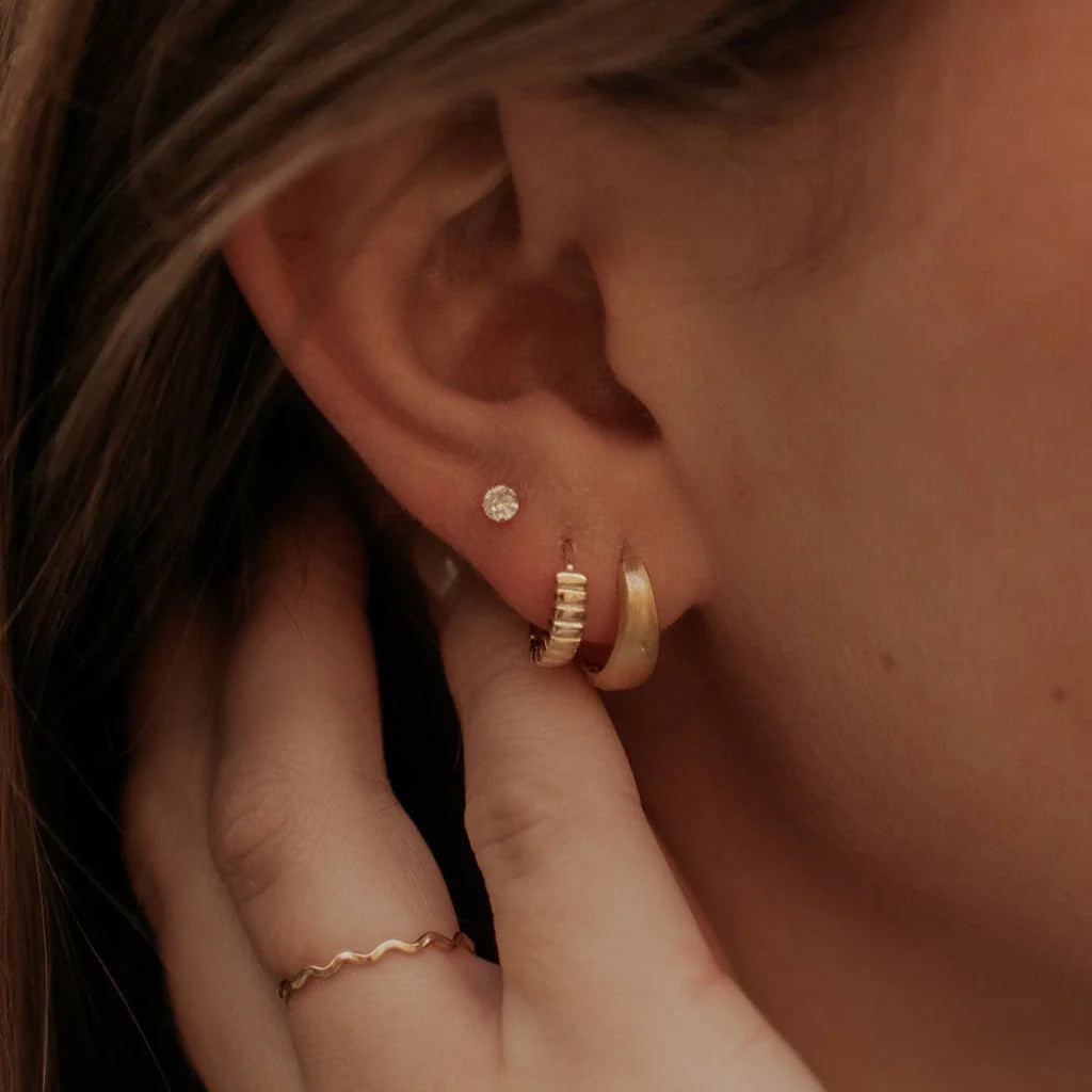 Rue Brushed Hoops