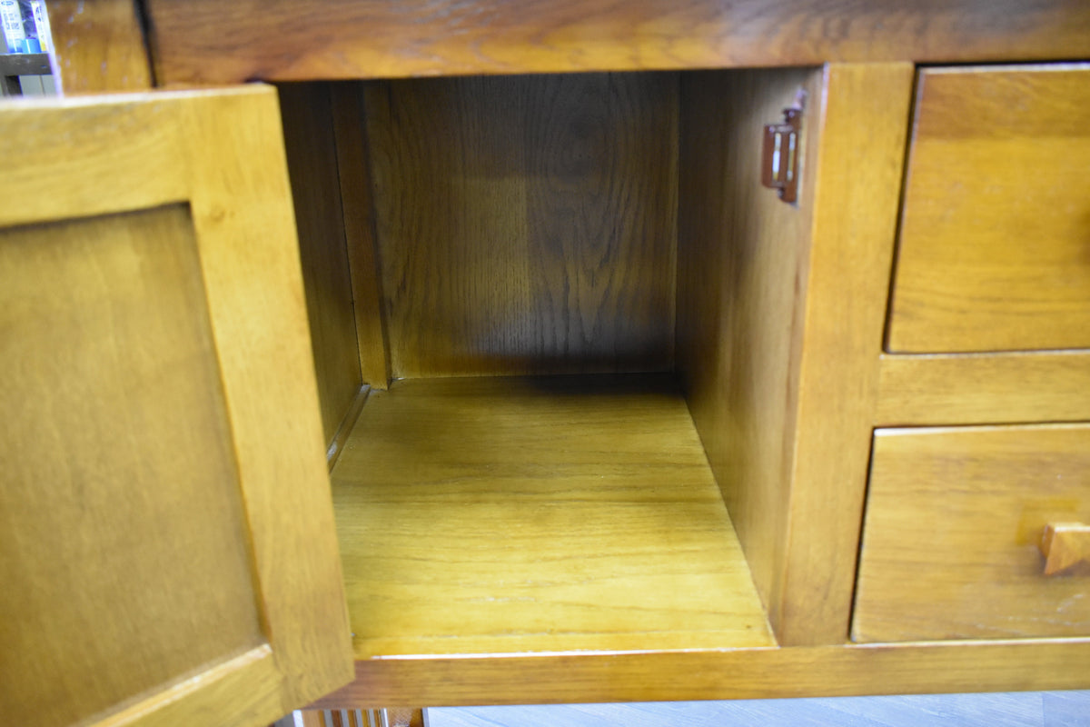 Mission 2 Door, 2 Drawer Console Table - Michael's Cherry - 52"