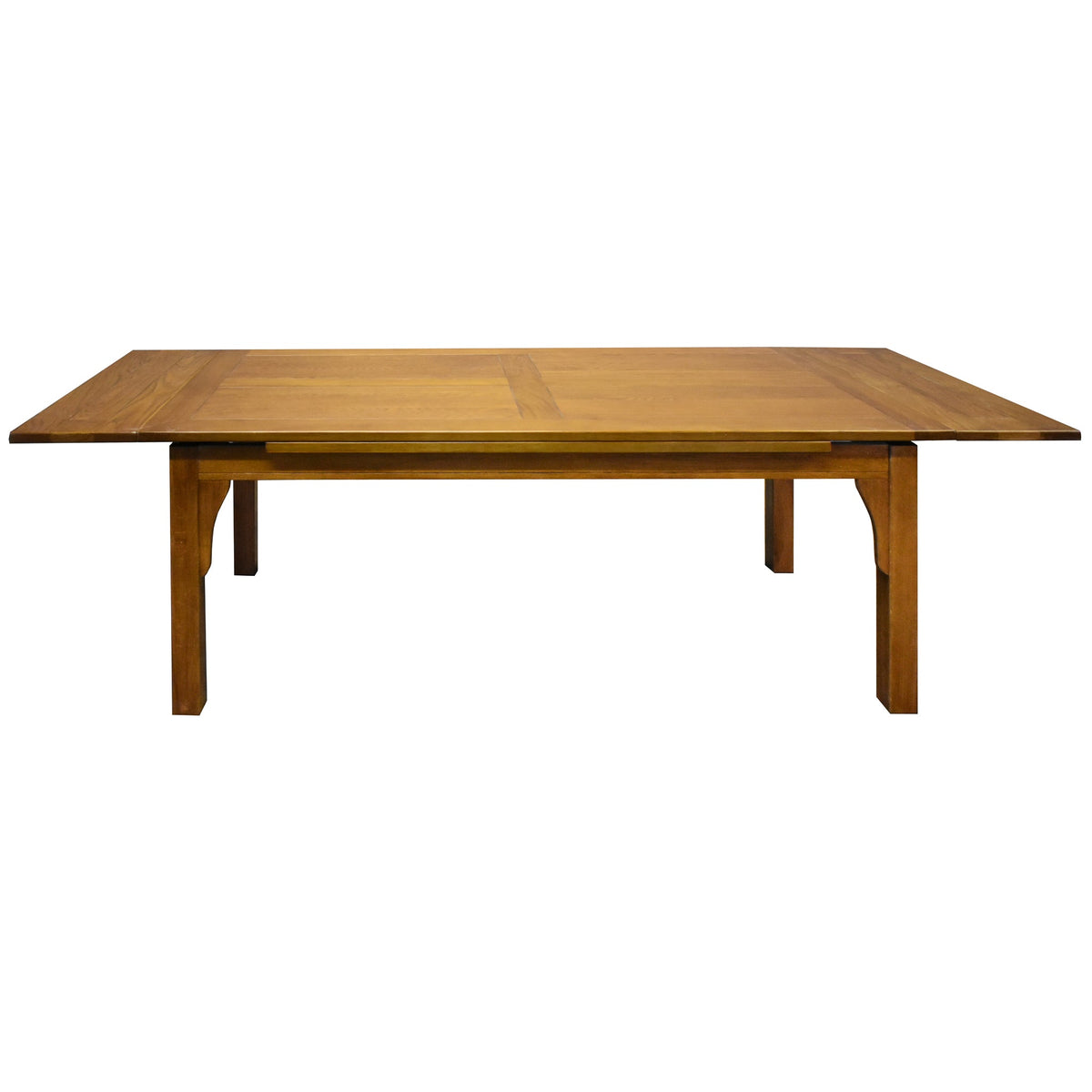 Mission Style Oak Stow Leaf Dining Table (2 Colors Available)