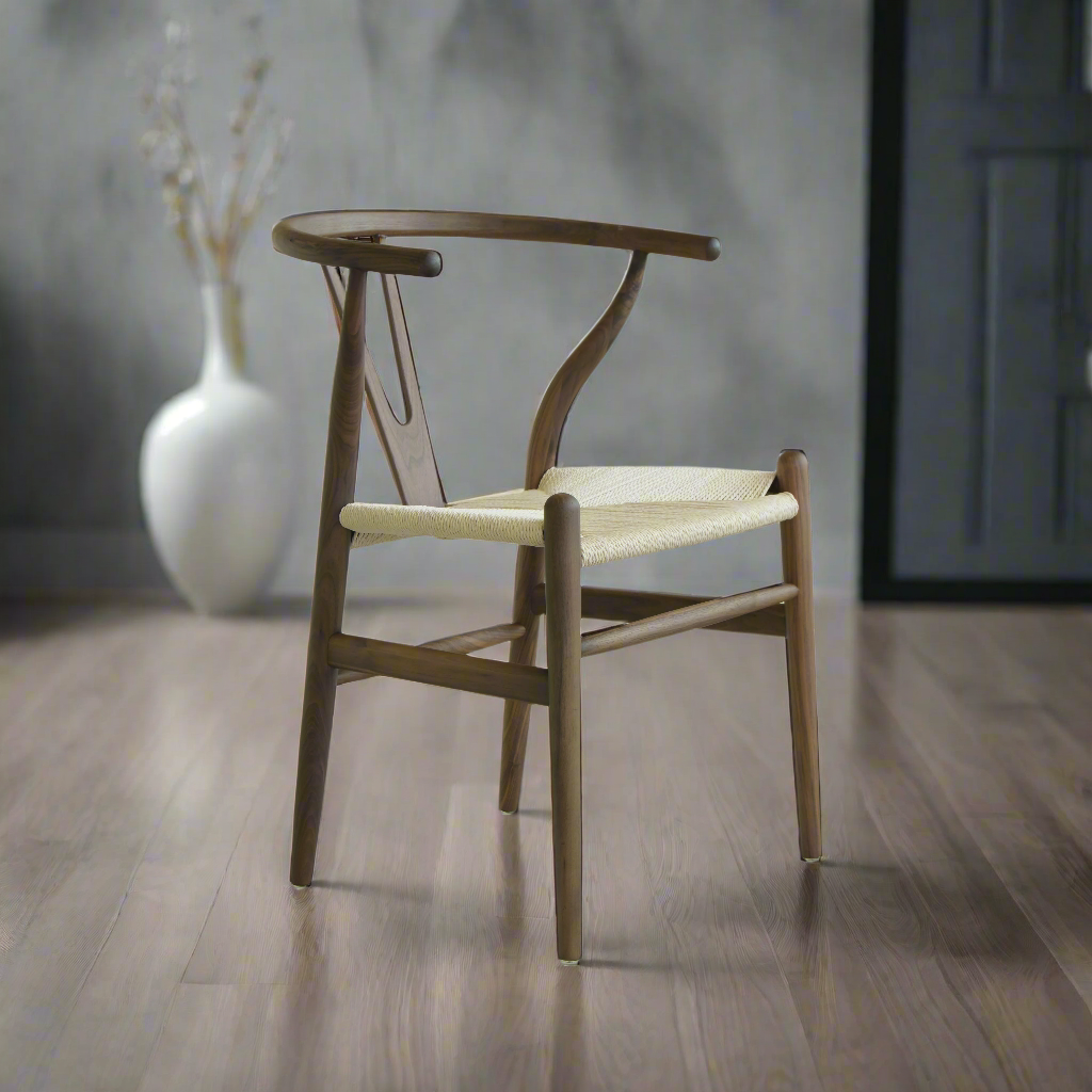 Isabella Mid Century Dining chair - American Black Walnut