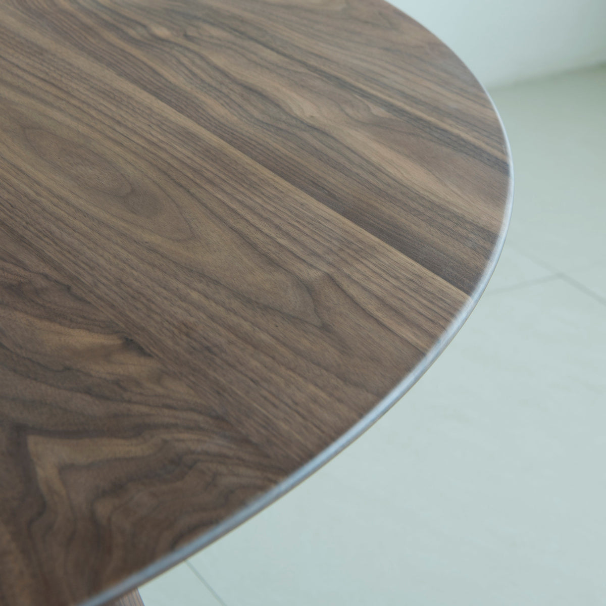 Isabella Mid Century round dining table set - American Black Walnut