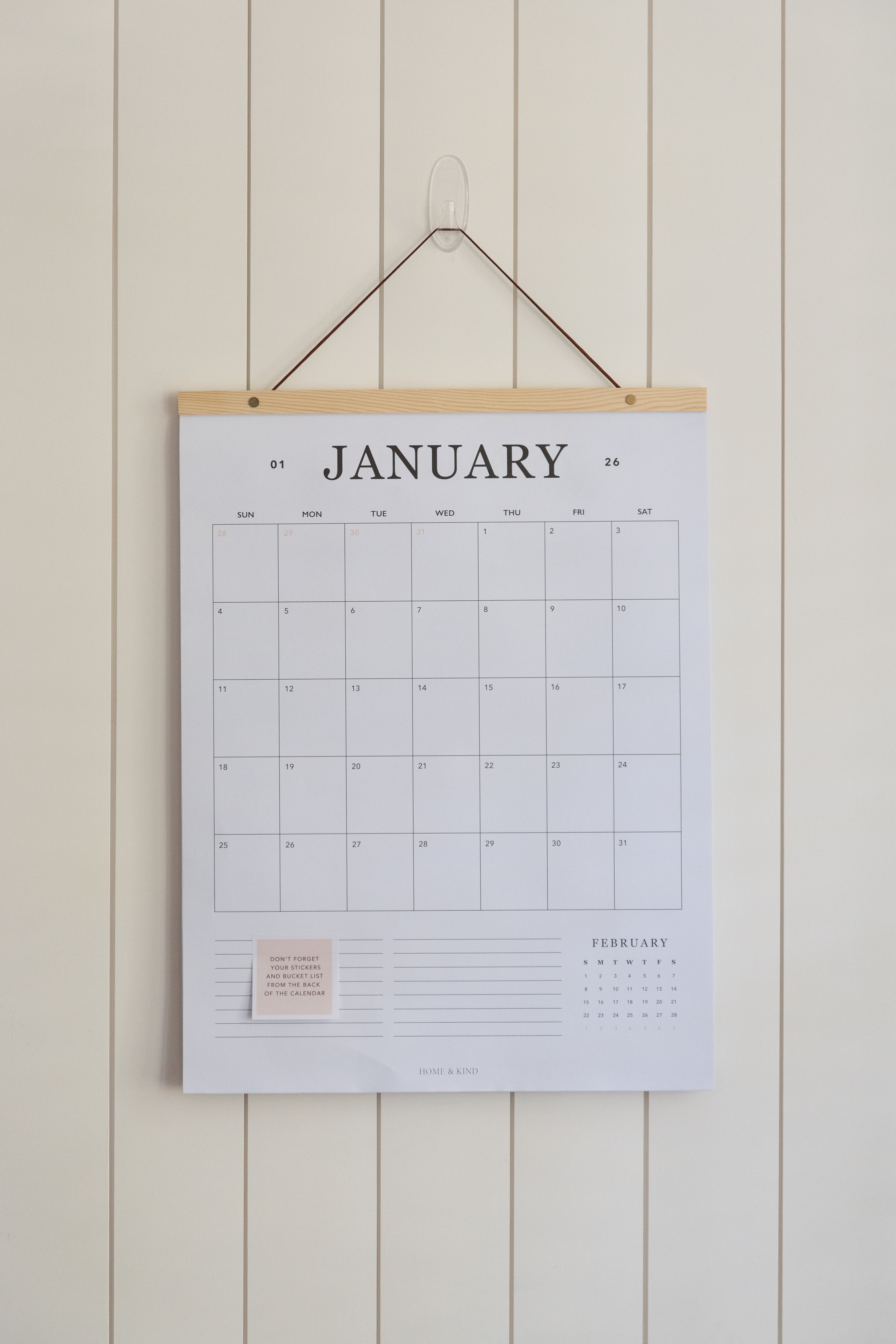 2027 Family Wall Calendar