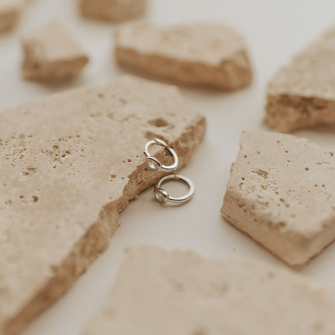 Aspen Diamond Hoops
