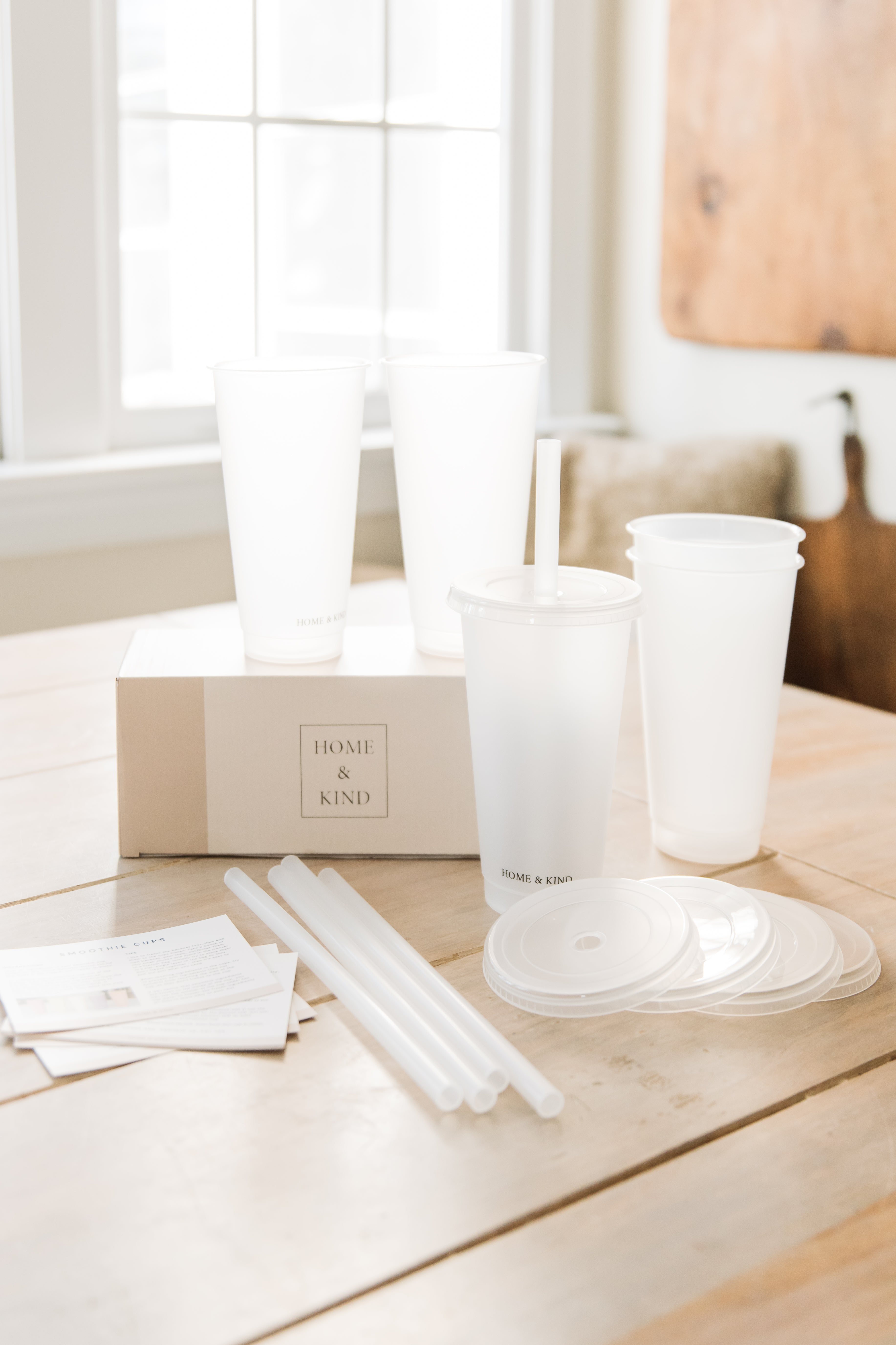 Reusable Smoothie Cups