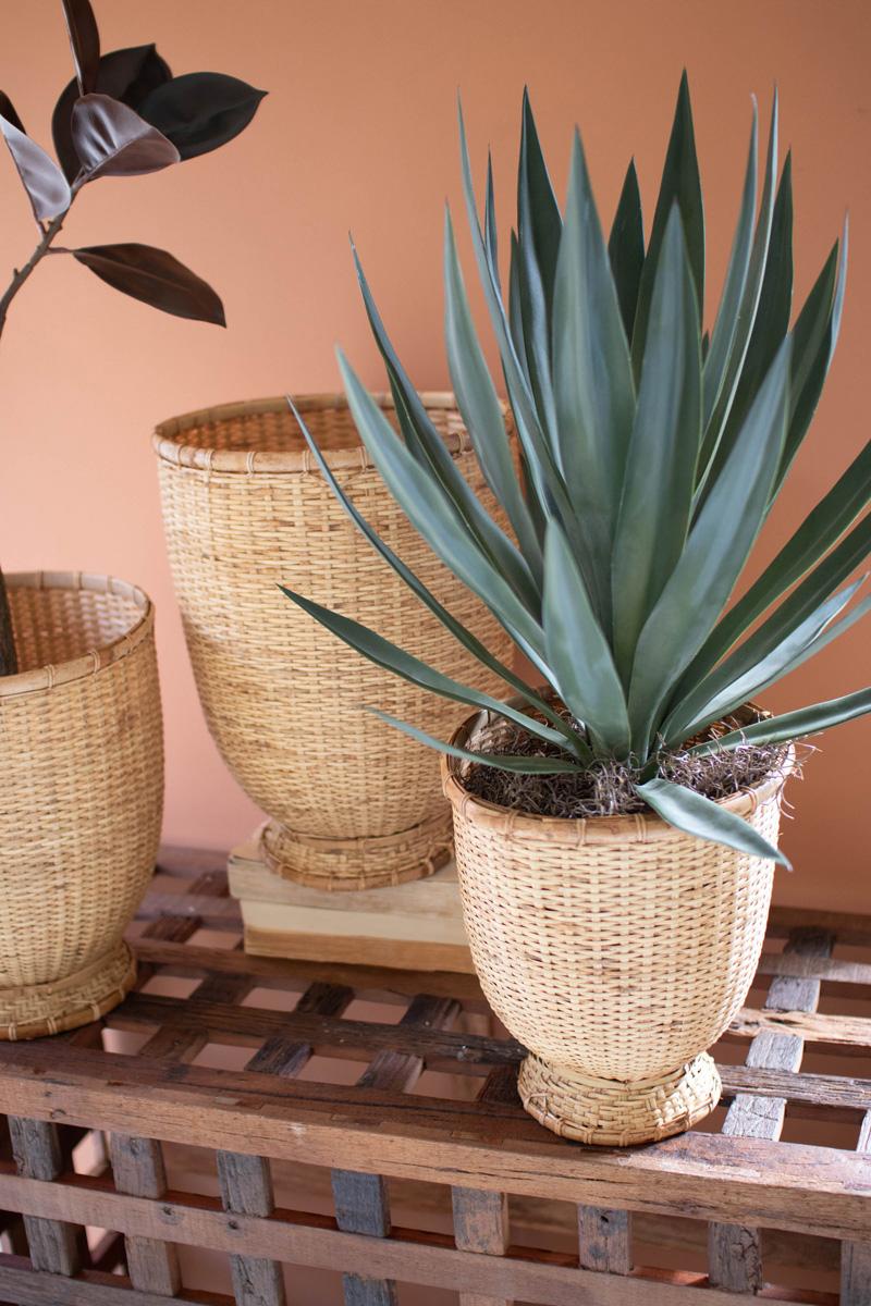 Split Cane Baskets - Set of 3