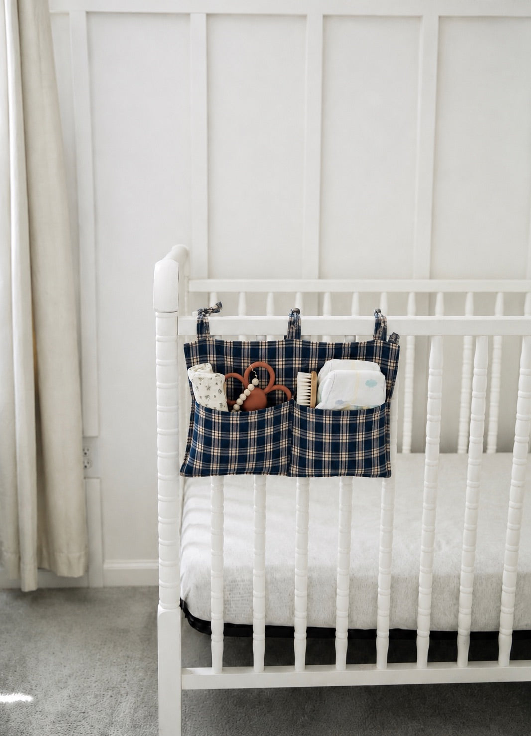 Crib Diaper Caddy Storage Organizer Nursery Room