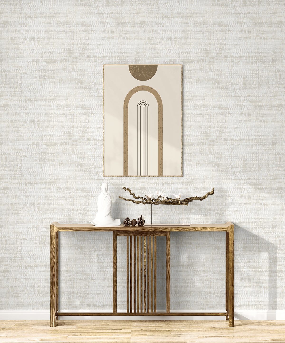 Neutral Elements Nimbus Abstract Unpasted Wallpaper