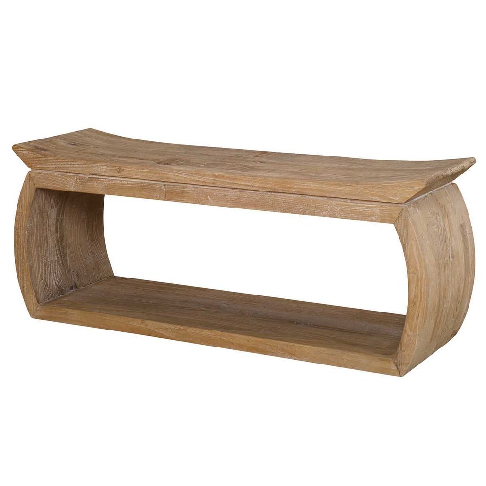 The Alder Reclaimed Elm Accent Bench/Stool
