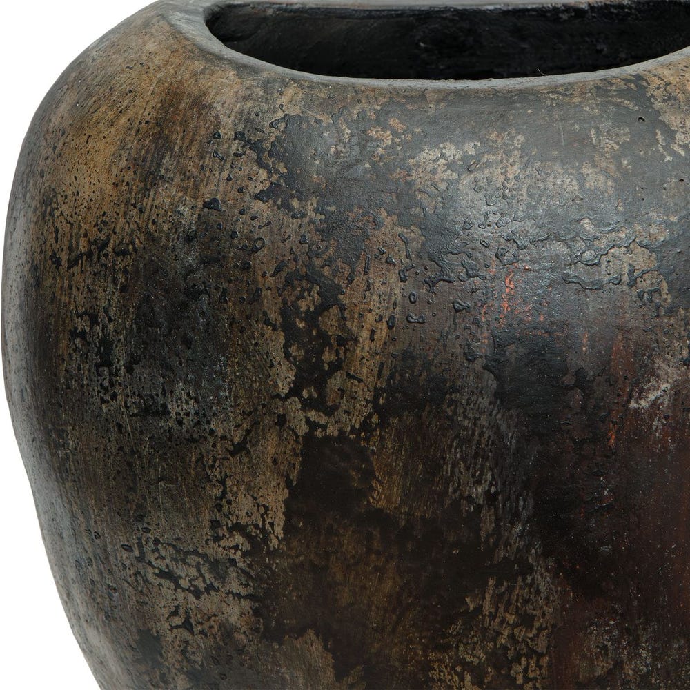 Emberstone Sculptural Indoor-Outdoor Vases – Set of 2
