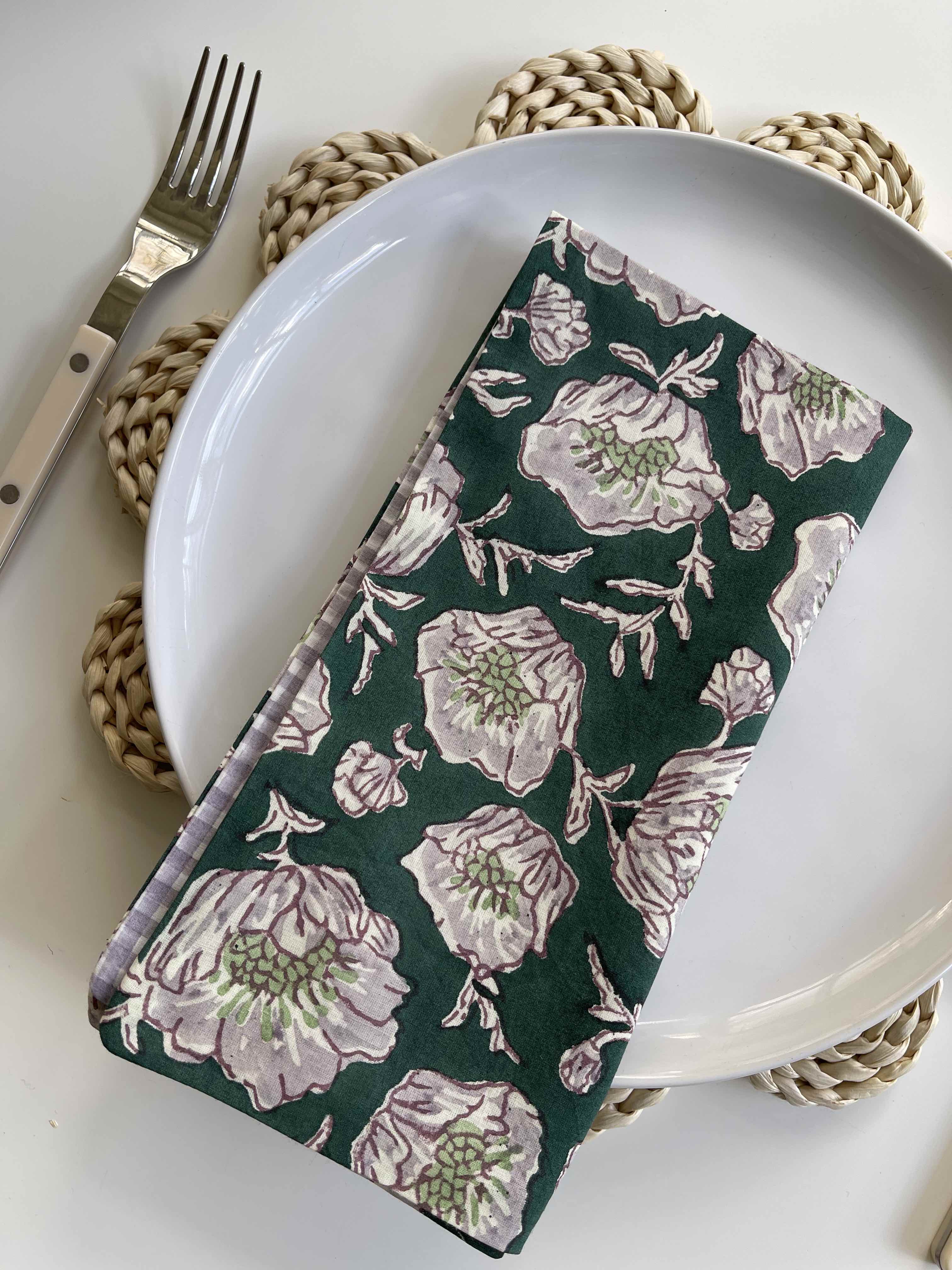 Reversible Floral Napkins