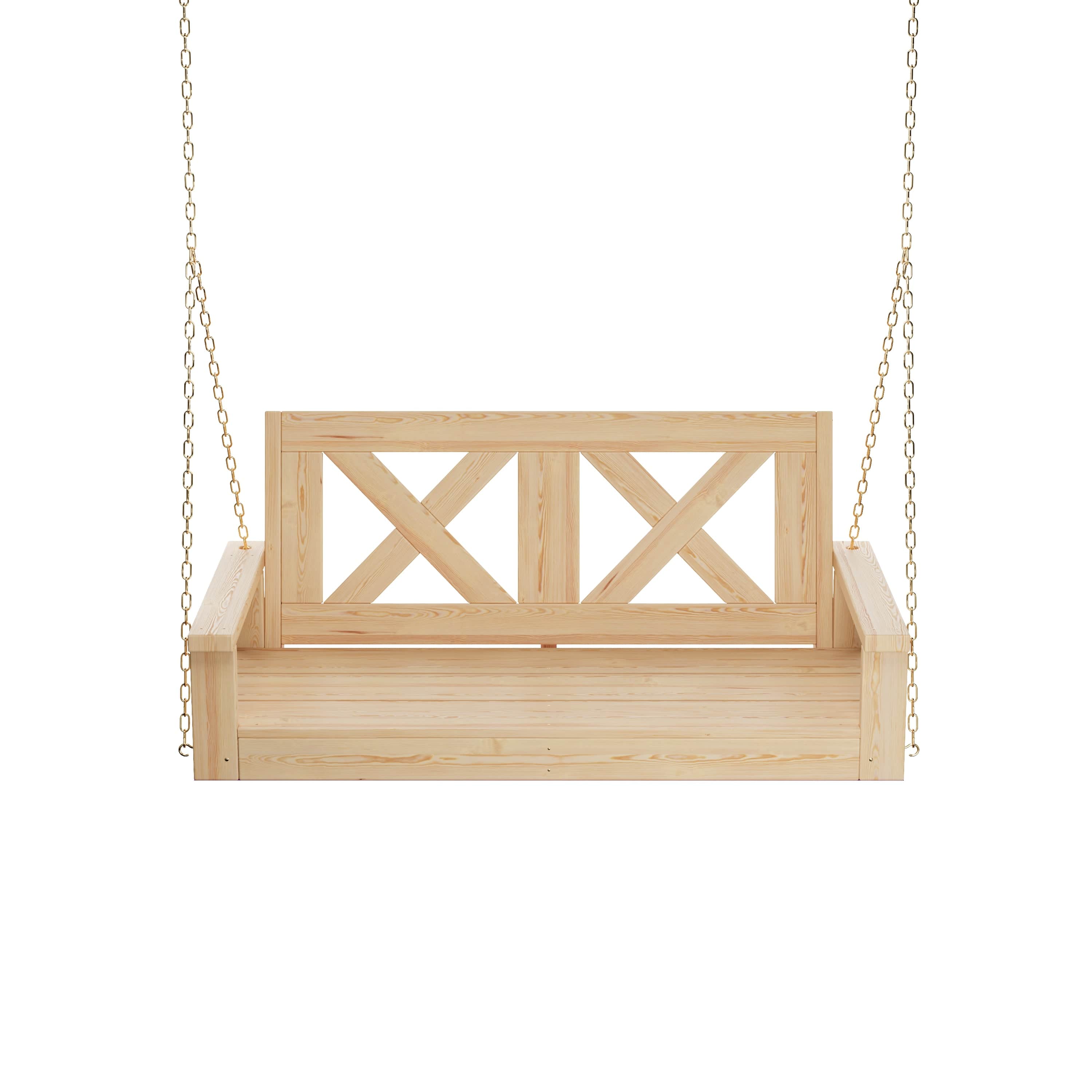 Porchgate Amish Heavy Duty 700 Lb 5-Foot Farmhouse Porch Swing - Unfinished
