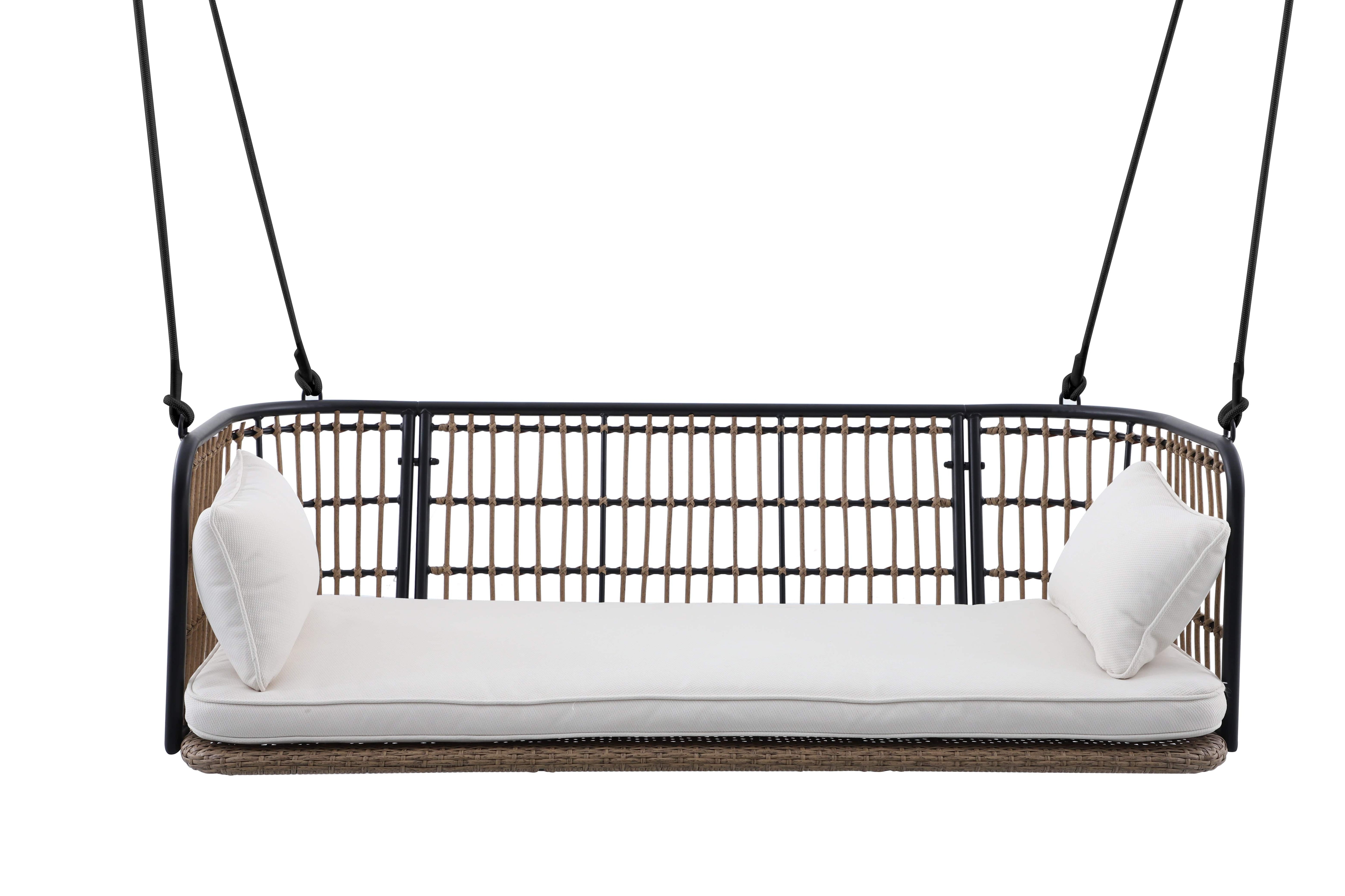 East Green Remy Porch Swing with Cushion